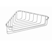 Croydex - Supporto angolare in acciaio cromato, antiruggine, colore: argento