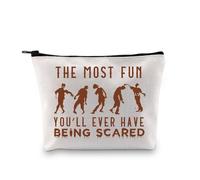 Crreep-Show - Trousse per cosmetici, con cerniera e scritta in lingua inglese "You'll Ever Have Being Spavented Horror Lovers", Essere spaventato 1uk, alla moda