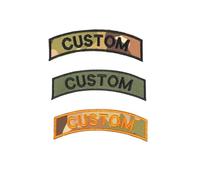 Crrrpatch Personalizzato 2 Pz Tattico nome Militare Patch, Personalizzato Numero Tag Patch per Più Borse Abbigliamento Gilet Giacche Lavoro