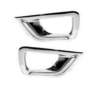 CRRYUQWWM 2 Luci Diurne A LED Per Nissan Per Navara Per NP300 2015 2016 2017 2018 2019 Con Indicatori Di Direzione E Fendinebbia(Chrome cover,White and Yellow)