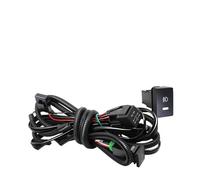 CRRYUQWWM 2 Pezzi Fendinebbia A LED Per Paraurti Anteriore Auto, Accessori Per Luci Diurne A LED, 30 W H11, Per Nissan Per Navara NP300 D23 2014-2020(Harness Wire)