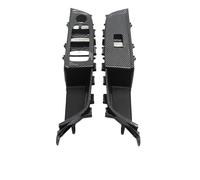CRRYUQWWM 2 Pezzi, Pannello Di Copertura Per Interruttore Alzacristalli E Maniglia Interna Porta Anteriore Sinistra Destra Per Serie 6 GT G32 2017-2022(Front 2PCS-Carbon)