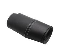 CRRYUQWWM 4 Pezzi Di Rivestimento In Pelle Per Maniglie Portiere E Braccioli Per Nissan Per Qashqai J11 2016 2017 2018(Black-gray line)