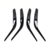 CRRYUQWWM 4PCS Auto Porta Interna Anteriore Posteriore Sinistra Destra Maniglia Esterna Della Copertura Trim Per X1 E84 2010 2011 2012 2013 2014 2015 2016(Piano Black)