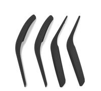 CRRYUQWWM 4PCS Auto Porta Interna Anteriore Posteriore Sinistra Destra Maniglia Esterna Della Copertura Trim Per X1 E84 2010 2011 2012 2013 2014 2015 2016(Black)