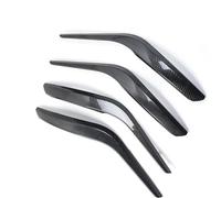 CRRYUQWWM 4PCS Auto Porta Interna Anteriore Posteriore Sinistra Destra Maniglia Esterna Della Copertura Trim Per X1 E84 2010 2011 2012 2013 2014 2015 2016(fibra di carbonio)