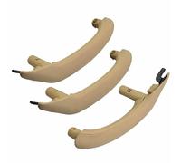 CRRYUQWWM Auto Porta Interna Bracciolo Maniglia Di Tiro Copertura Esterna In Pelle Nera Set Completo Per X3 X4 F25 F26 2010 2011 2012 2013 2014 2015 2016(Beige RHD)