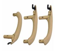 CRRYUQWWM Auto Porta Interna Bracciolo Maniglia Di Tiro Copertura Esterna In Pelle Nera Set Completo Per X3 X4 F25 F26 2010 2011 2012 2013 2014 2015 2016(Beige LHD)