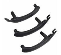 CRRYUQWWM Auto Porta Interna Bracciolo Maniglia Di Tiro Copertura Esterna In Pelle Nera Set Completo Per X3 X4 F25 F26 2010 2011 2012 2013 2014 2015 2016(Black LHD)