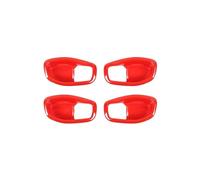 CRRYUQWWM Copertura Decorativa Per Maniglia Interna Della Portiera Dell'auto Per Jeep Per Renegade 2016 2017 2018 2019 2020 2021 2022 2023 2024, Accessori(Red)