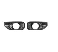 CRRYUQWWM Griglia Paraurti Anteriore Adesivi Decorativi for Coprifari Fendinebbia Anteriori per Auto Jeep per Wrangler JL per Gladiator JT per Sahara 2018-2025 Accessori Esterni(Carbon Fiber Look-A)