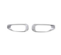 CRRYUQWWM Griglia Paraurti Anteriore Adesivi Decorativi for Coprifari Fendinebbia Anteriori per Auto Jeep per Wrangler JL per Gladiator JT per Sahara 2018-2025 Accessori Esterni(Silver-B)