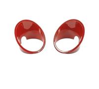 CRRYUQWWM Griglia Paraurti Anteriore Copertura Decorativa per Fendinebbia Anteriore in ABS per Auto per Dodge per Challenger 2009 2010 2011 2012 2013 2014 Accessori Esterni(Red)