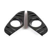 CRRYUQWWM Griglia Paraurti Anteriore per Toyota Rav 4 Rav4 5 Gen 2019-2022 Copertura Fendinebbia Anteriore in Fibra di Carbonio Adesivo Cromato for Fendinebbia(A Carbon Fiber Color)