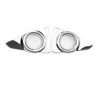 CRRYUQWWM Griglia Paraurti Anteriore per Toyota RAV4 Rav 4 2016 2017 2018 Accessori Fendinebbia Lampade Palpebra Sopracciglia Striscia Decorazione Copertura Trim Car Styling