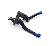 CRRYUQWWM Leve Freno A Tamburo Anteriore Per Moto E Scooter Accessori PER Piaggio Per Zip 50 100 125 2T 4T SP 50(Fold Extend Blue)