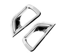 CRRYUQWWM Per Nissan Per Navara NP300 2015 2016 2017 2018 2019 Luci Diurne A LED Per Auto DRL Con Indicatori Di Direzione Fendinebbia, 2 Pezzi(Chrome cover,Bianca)