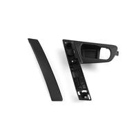 CRRYUQWWM Per Nissan Per QASHQAI J10 2007-2015 Base Maniglia Porta Auto Maniglia Interna Maniglia Argento Copertura ABS 80945-JE50A 80944-JE50A (Right Handle Black)