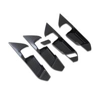 CRRYUQWWM Per Toyota Per Rav4 Per Rav 4 2019-2024 In Fibra Carbonio Maniglia Interna Della Porta Copertura Trim Lunetta Adesivo Accessori CON GUIDA A SINISTRA