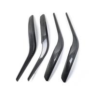 CRRYUQWWM Per X1 E84 2010-2016 4 Pezzi Set Porta Interna Auto Anteriore Posteriore Sinistra Destra Maniglia Copertura Esterna Rivestimento(fibra di carbonio)
