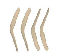 CRRYUQWWM Per X1 E84 2010-2016 4 Pezzi Set Porta Interna Auto Anteriore Posteriore Sinistra Destra Maniglia Copertura Esterna Rivestimento(Beige)