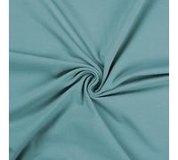 CRS Fur Fabrics blu polvere, Tessuto elasticizzato in jersey di cotone e spandex, colore, 1 m, 160 cm x 100 cm, 1Mtr 160cm x 100cm