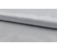 CRS Fur Fabrics Crystal Organza Voile Tessuto Materiale - Argento