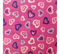CRS Fur Fabrics Tessuto, Rosa, 1Mtr 150cmx100cm