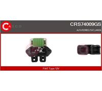 CRS74009GS RESISTENZA ANTERIORE ELETTROMOTORE VENTOLA RADIATORE CASCO ALFA ROMEO