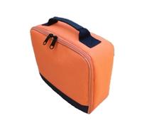 CRSUSUKJ Borsa Accessori Elettronici,Cable Organizer Antiurto,Borsa universale per il trasporto di proiettori per mini proiettore,compatibile con la maggior parte dei principali proiettori. (Arancia)