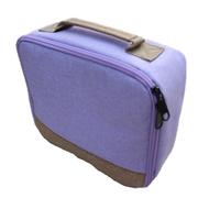 CRSUSUKJ Borsa Accessori Elettronici,Cable Organizer Antiurto,Borsa universale per il trasporto di proiettori per mini proiettore,compatibile con la maggior parte dei principali proiettori. (porpora)
