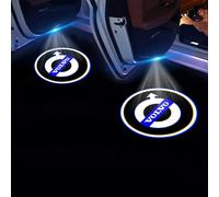 CRTATE 2 Pezzi Auto Benvenuto Lampada, per Volvo S90 xc60 xc90 S80 S60 V40 Luci proiettore portiera Auto Luci proiettore Badge Auto Accessori Decorazione