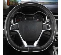 CRTATE Auto Coprivolante, per Dacia Duster 2022 2023 2024 Antiscivolo Traspirante Copri Volante per Auto Durevole Confortevole Volante Protezione,C-Type D