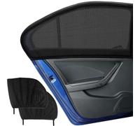 CRTATE Tendine Parasole Auto, per Audi A3 8V 8Y Sportback Sedan 2013-2024 2025 Anteriore Posteriore Finestrini Laterali Parasole Anti-UV Parasole per finestrini Laterali Auto,B 2pcs Rear-Window