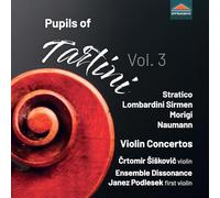 Michele Stratico Pupils of Tartini - Volume 3 (CD) Album