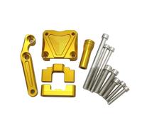 CRTQNS Accessori motociclette per Kawasaki per Ninja 300 per NINJA300 EX300 2013-2017 Kit di Montaggio con Staffa Regolabile per Ammortizzatore di Sterzo per Moto Parti di Ricambio(Bracket-Golden)
