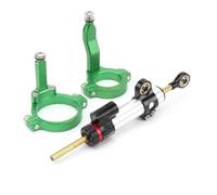 CRTQNS Accessori motociclette per Kawasaki ZX4R ZX4RR ZX-4R ZX-4RR ZX 4R 4RR 2023 2024 Moto CNC Alluminio Ammortizzatore di Sterzo Stabilizzatore Staffa di Montaggio Parti di Ricambio(Set 15)