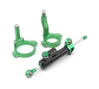 CRTQNS Accessori motociclette per Kawasaki ZX4R ZX4RR ZX-4R ZX-4RR ZX 4R 4RR 2023 2024 Moto CNC Alluminio Ammortizzatore di Sterzo Stabilizzatore Staffa di Montaggio Parti di Ricambio(Set 5)