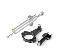CRTQNS Accessori motociclette per Triumph per Bonneville T100/T120 T100 T120 Kit di Montaggio per Ammortizzatore Stabilizzatore dello Sterzo per Motocicletta Parti di Ricambio(Set B)