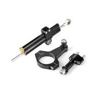 CRTQNS Accessori motociclette per Triumph per Bonneville T100/T120 T100 T120 Kit di Montaggio per Ammortizzatore Stabilizzatore dello Sterzo per Motocicletta Parti di Ricambio(Set A)