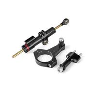 CRTQNS Accessori motociclette per Triumph per Bonneville T100/T120 T100 T120 Kit di Montaggio per Ammortizzatore Stabilizzatore dello Sterzo per Motocicletta Parti di Ricambio(Set C)