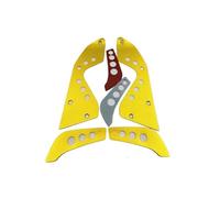 CRTQNS Accessori motociclette per Y&amaha T-Max 500 TMAX500 2008 2009 2010 2011 Distanziali Pedale Sinistro E Destro in Alluminio per Moto Poggiapiedi Parti di Ricambio(Gold)