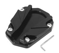 CRTQNS Accessori motociclette per ZONTES 368G 368K 368E 368 K E G Piastra di Estensione per cavalletto Laterale in Alluminio CNC per Moto Parti di Ricambio(Nero)