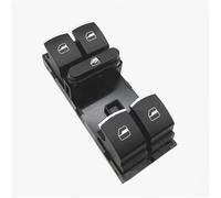 CRTQNS Per Skoda Per Fabia Per Combi Per Octavia Per Roomster 2004-2015 Interruttore Alzacristalli Elettrico Con Luce Rossa 5ND959857 5K4959857 5ND959855 Pulsante dell'interruttore(With Chrome)