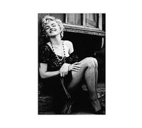 crttrs Poster su tela con Marilyn Monroe, decorazione per camera da letto, sport, ufficio, stanza, regalo, senza cornice, 40 x 60 cm