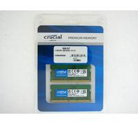 Crucial 16GB DDR4 Kit 2x 8GB 2666 MHZ PC4-21300 Sodimm 260-Pin Laptop Memory New
