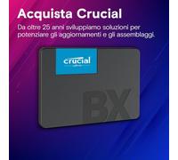 Crucial BX500 SATA SSD 1TB, SSD Interno 2,5", Fino a 540MB/s