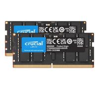Crucial CT2K16G64C52CS5, 32 GB, 2 x 16 GB, DDR5, 262-pin SO-DIMM, black DDR5 Kit