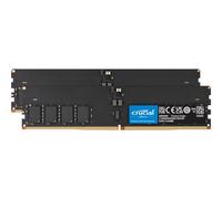 Crucial CT2K16G64C52CU5, 32 GB, 2 x 16 GB, DDR5, 288-pin DIMM, black DDR5 Kit 32