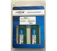 Crucial CT2K8G4DFS8266 Memoria da 16 GB Kit (8 GB x 2), DDR4, 2666 MT/s, PC4-21300, Single Rank x8, DIMM, 288-Pin